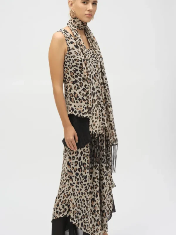 Joseph Ribkoff Tops | Luxury Gifts^Women's Chiffon Animal Print Reversible A-Line Tunic 25