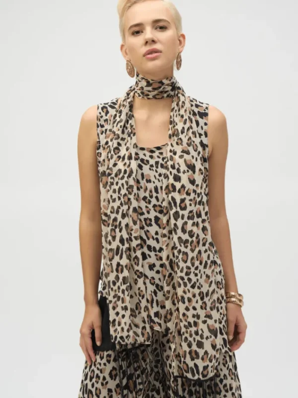 Joseph Ribkoff Tops | Luxury Gifts^Women's Chiffon Animal Print Reversible A-Line Tunic 25