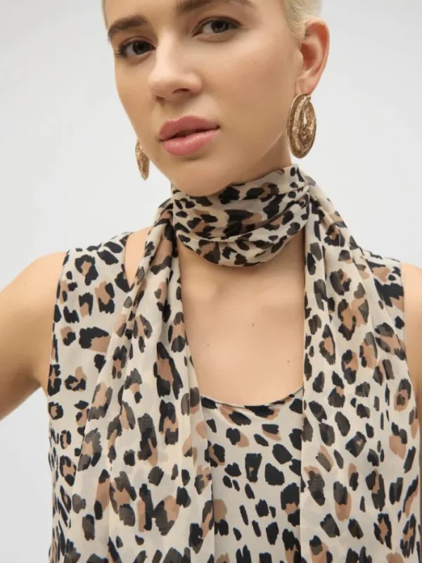 Joseph Ribkoff Tops | Luxury Gifts^Women's Chiffon Animal Print Reversible A-Line Tunic 25