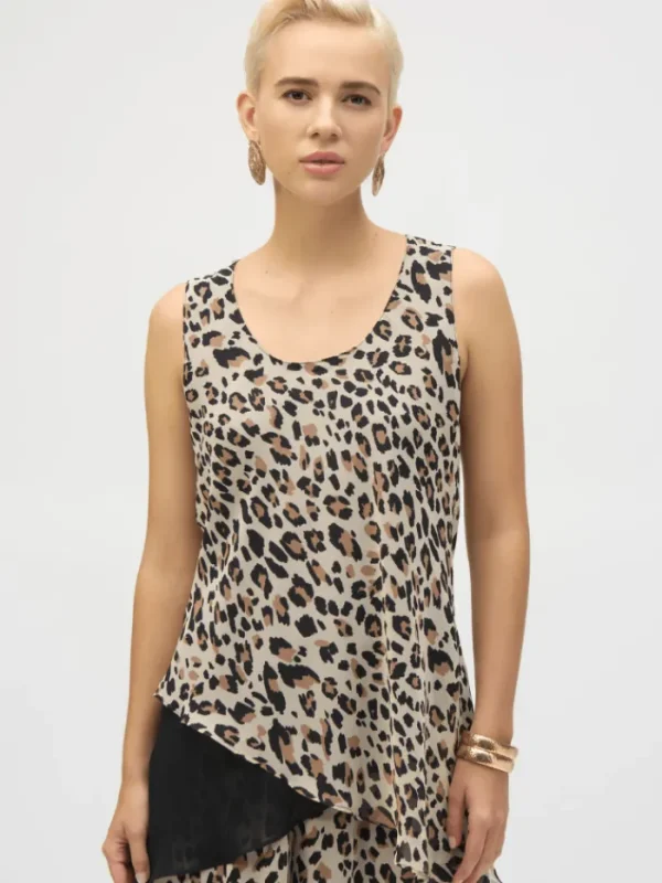 Joseph Ribkoff Tops | Luxury Gifts^Women's Chiffon Animal Print Reversible A-Line Tunic 25