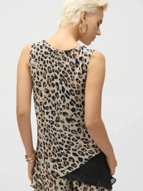 Joseph Ribkoff Tops | Luxury Gifts^Women's Chiffon Animal Print Reversible A-Line Tunic 25