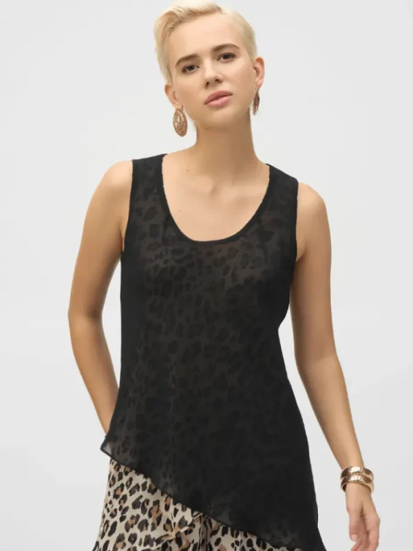 Joseph Ribkoff Tops | Luxury Gifts^Women's Chiffon Animal Print Reversible A-Line Tunic 25