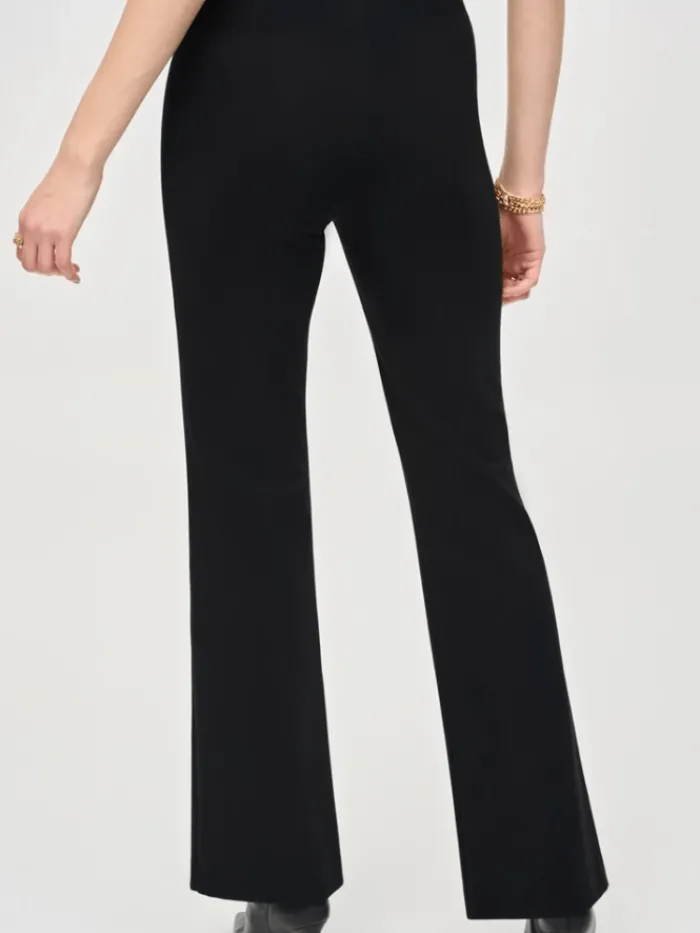 joseph_ribkoff_womens_hea_2.webp Joseph Ribkoff Trousers | Gifts Under £250^Women's Heavy Knit Flared Pull On Trousers In Black 243