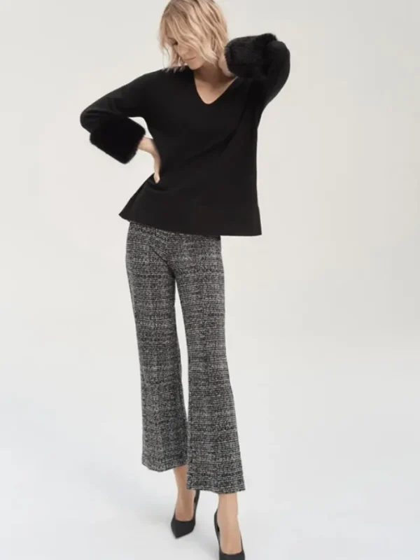 Joseph Ribkoff Trousers | Gifts Under £250^Women's Jacquard Knit Abstract Print Trousers 243047 Co