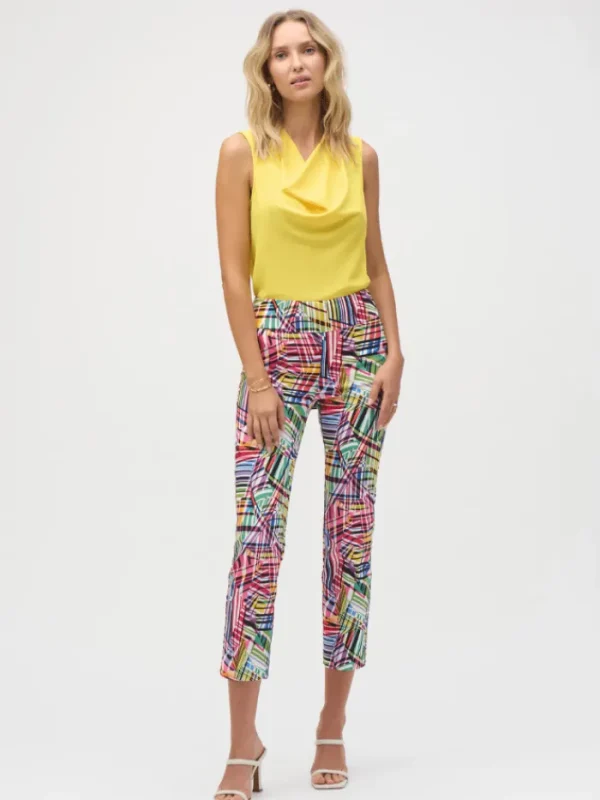 Joseph Ribkoff Trousers | Gifts Under £250^Women's Millennium Print Straight Leg Trousers 252233 C