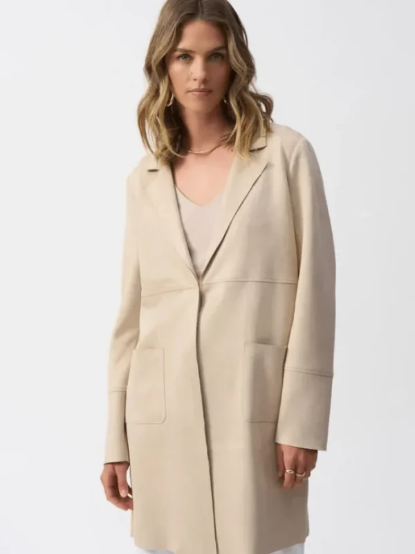 Joseph Ribkoff Coats And Jackets | Luxury Gifts^Women's Scuba Suede Straight Jacket 251941 Col 4370