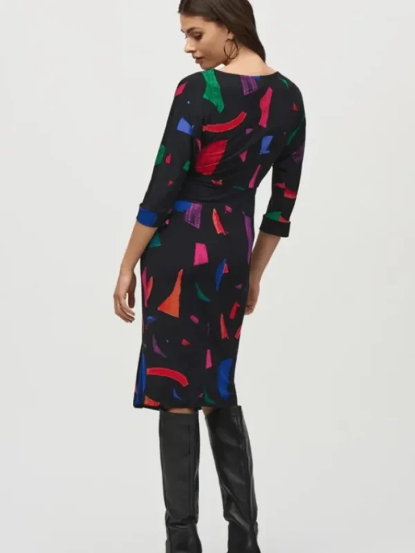 Joseph Ribkoff Dresses | Party Wear^Women's Silky Knit Abstract Print Sheath Dress 244240 C