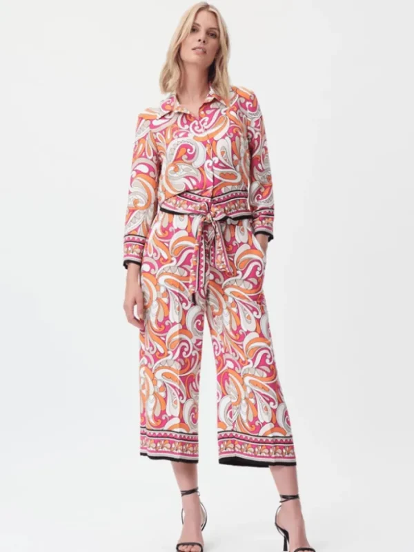 Joseph Ribkoff Tops | Gifts Under £50^Woven Retro Print Collared Blouse 232043 2539