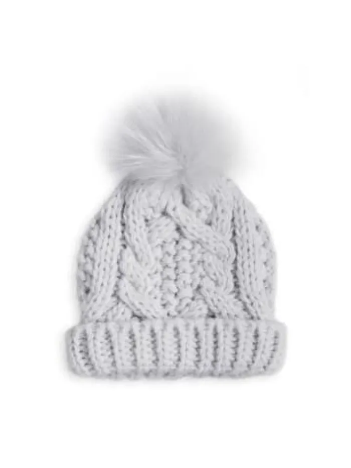 katie_loxton_t_baby_bobbl_0.webp Katie Loxton Baby Accessories | Gifts Under £50^T Baby Bobble Hat Grey BA0021
