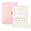 Katie Loxton Gift Sale | Cards And Printed Frames^T Live Laugh Love Greetings Card With Gold Hearts KLGC069