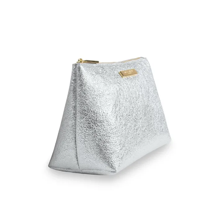 katie_loxton_t_metallic_s_1.webp Katie Loxton Make Up Bags | Bags^T Metallic Silver Mia Make Up Bag KLB384