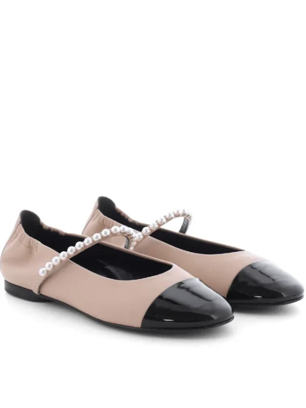 Kennel u0026 Schmenger Footwear | Footwear^Kennel & Schmenger BILLY Flats In Nude With Pearl Strap 31-14080-225