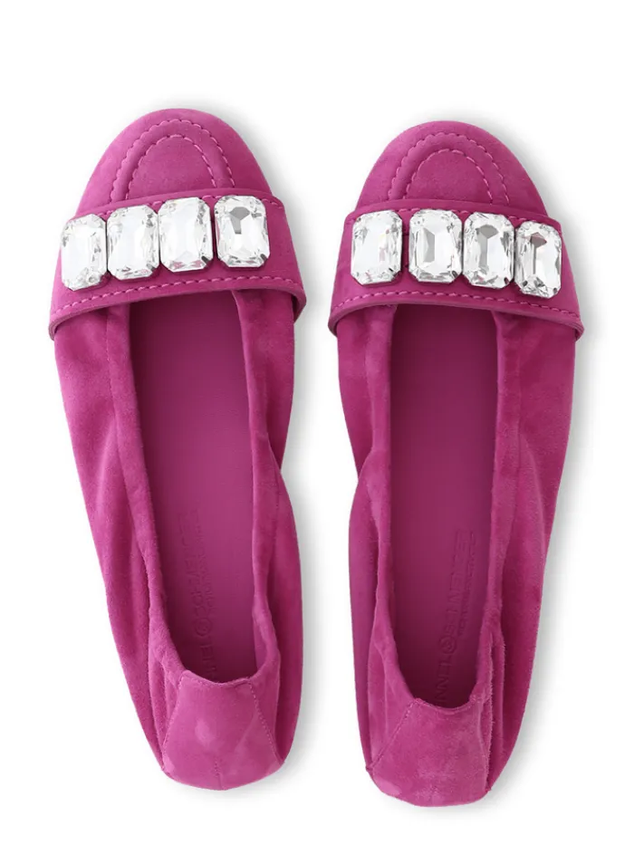 kennel_amp_schmenger_flat_0-2.webp Kennel u0026 Schmenger Footwear | Footwear^Kennel & Schmenger Flat Fuchsia Pink Suede Malu Shoes 91-10060-499