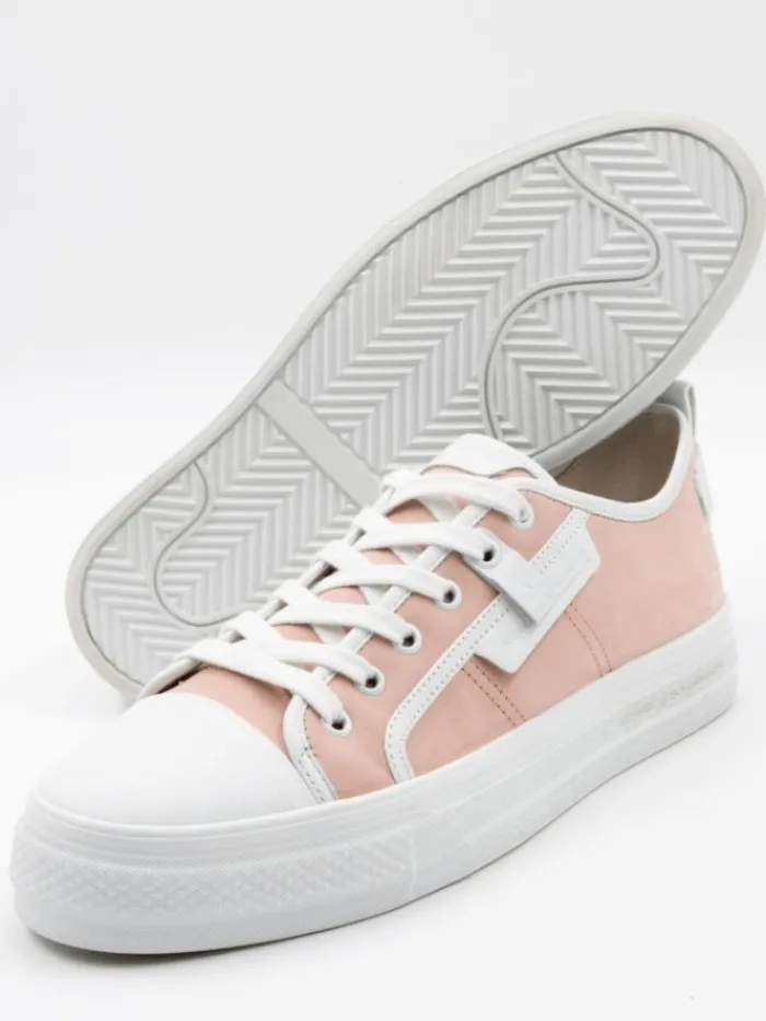 kennel_amp_schmenger_gang_4.webp Kennel u0026 Schmenger Footwear | Footwear^Kennel & Schmenger GANG Trainers In Rose And White 31-24500-649 Col 00