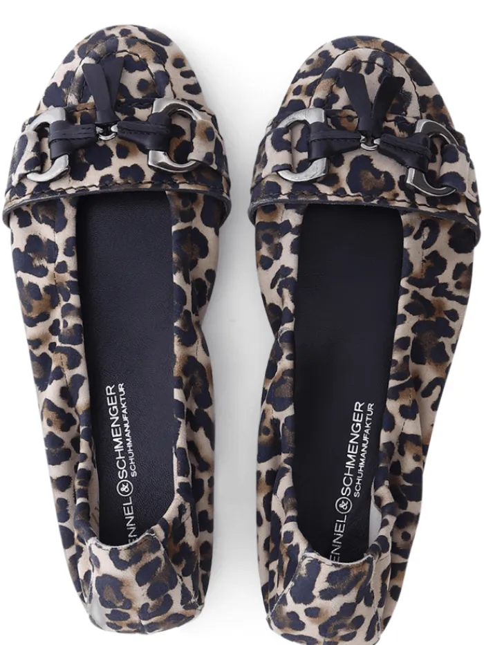 kennel_amp_schmenger_malu_0.webp Kennel u0026 Schmenger Footwear | Footwear^Kennel & Schmenger Malu Ballerina Pump In Camel Print 41-10300-376