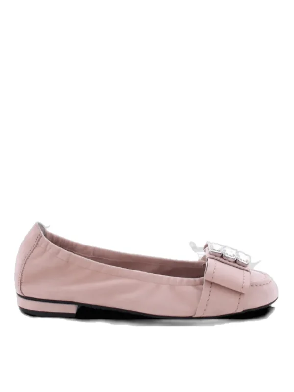Kennel u0026 Schmenger Footwear | Footwear^Kennel & Schmenger ROSA Flats In Nude With Jewelled Bow 31-10220-359
