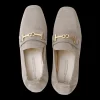 Kennel u0026 Schmenger Footwear | Footwear^Kennel & Schmenger Women's GLORY Beige Loafers With Golden Detail 51-1