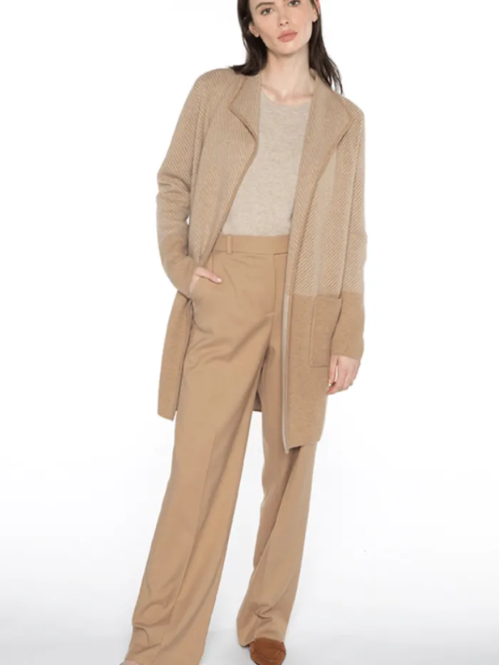 kinross_cashmere_doublekn_0.webp KINROSS Coats And Jackets | Knitwear^Cashmere Doubleknit Jacquard Cardigan In Camel LFSC4-211