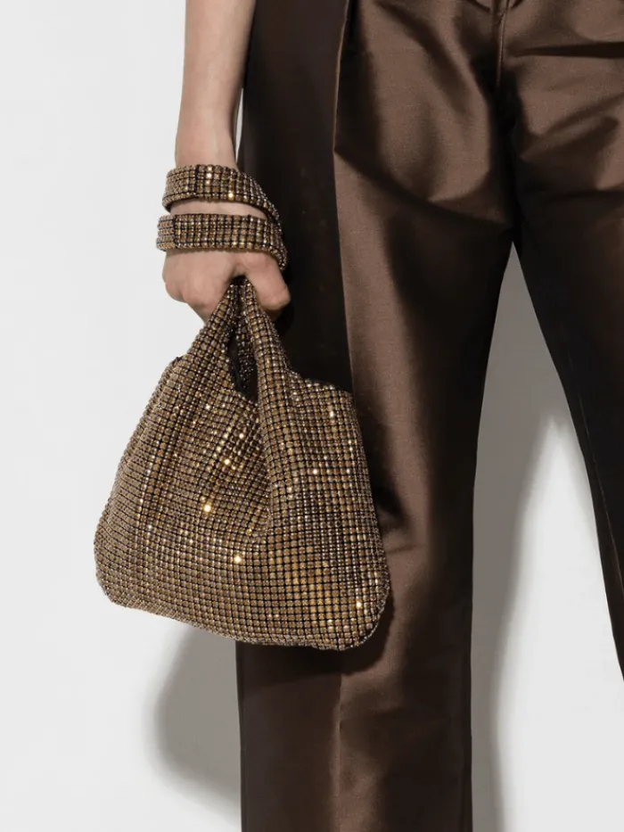luisa_cerano_bag_with_gli_0.webp Luisa Cerano Party Wear | Luxury Gifts^Bag With Glittering Rhinestones In Gold 808691 9440 Col 0