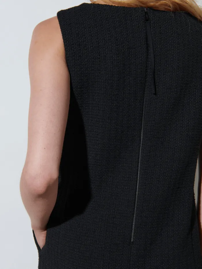luisa_cerano_black_tweed__3.webp Luisa Cerano Dresses | Gifts Under £250^Black Tweed Look Shift Dress 778412 3506 0001