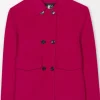 Luisa Cerano Coats And Jackets | Luxury Gifts^Double Face Jacket In Berry Pink 408591 4080 Col 0455