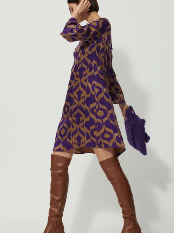 Luisa Cerano Dresses | Gifts Under £250^Dress With Tapestry Print 788451 3526 7638