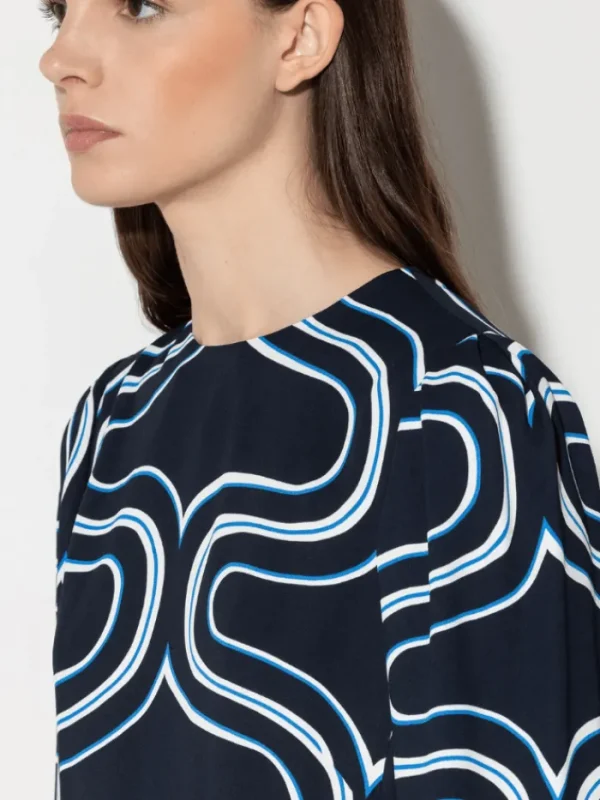 Luisa Cerano Dresses | Gifts Under £250^Mini Dress With Wave Print 798481 3604 Col 2921