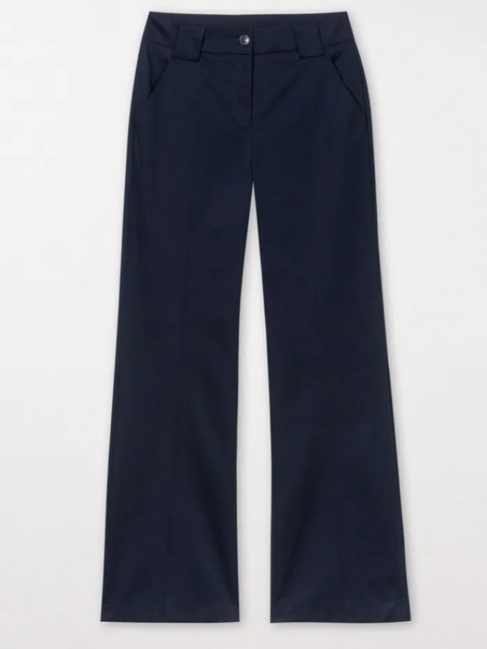 luisa_cerano_navy_wide_le_0.webp Luisa Cerano Denim | Luxury Gifts^Navy Wide Leg Trousers 678481 3341 0294