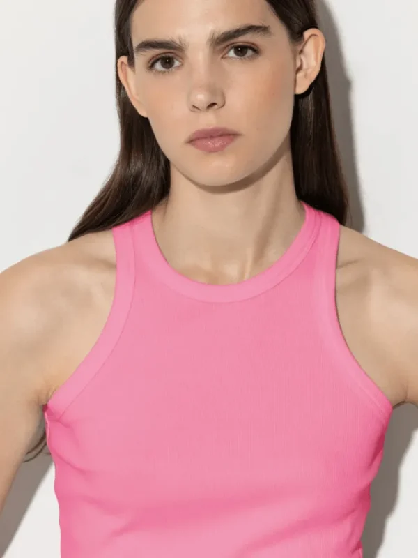 Luisa Cerano Tops | Gifts Under £100^Ribbed Tank Top In Candy Pink 398128 7802 Col 0445