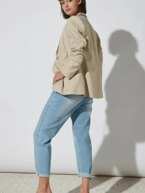 Luisa Cerano Coats And Jackets | Luxury Gifts^Shell Linen Mix Blazer 478297 3267 Col 0713