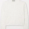 Luisa Cerano Knitwear | Luxury Gifts^Sweater With Rhinestones 108528 5923 Col 0103