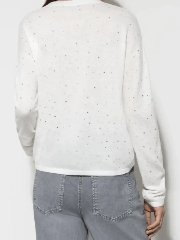 Luisa Cerano Knitwear | Luxury Gifts^Sweater With Rhinestones 108528 5923 Col 0103