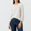 Luisa Cerano Tops | Gifts Under £100^T Chalk Floaty Top 277504 1687 0701