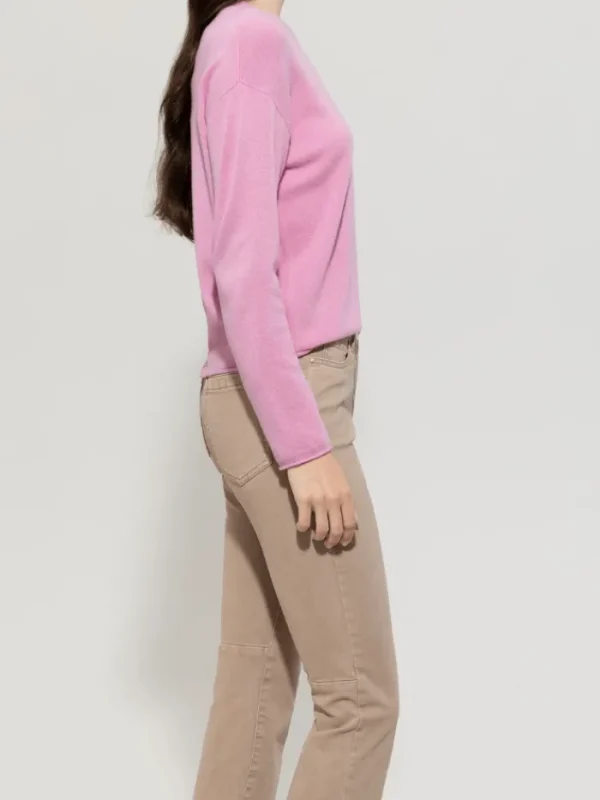Luisa Cerano Knitwear | Luxury Gifts^Women's Cashmere Blend Jumper In Candy Pink 118606 5871 C