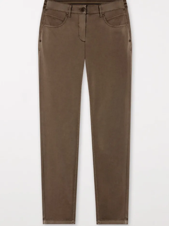 luisa_cerano_womens_high__0-2.webp Luisa Cerano Denim | Luxury Gifts^Women's High Stretch Denim Jeans In Tobacco 607600 1883 C