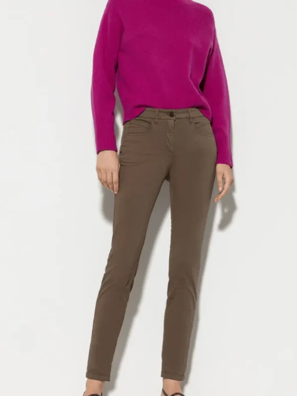 Luisa Cerano Denim | Luxury Gifts^Women's High Stretch Denim Jeans In Tobacco 607600 1883 C