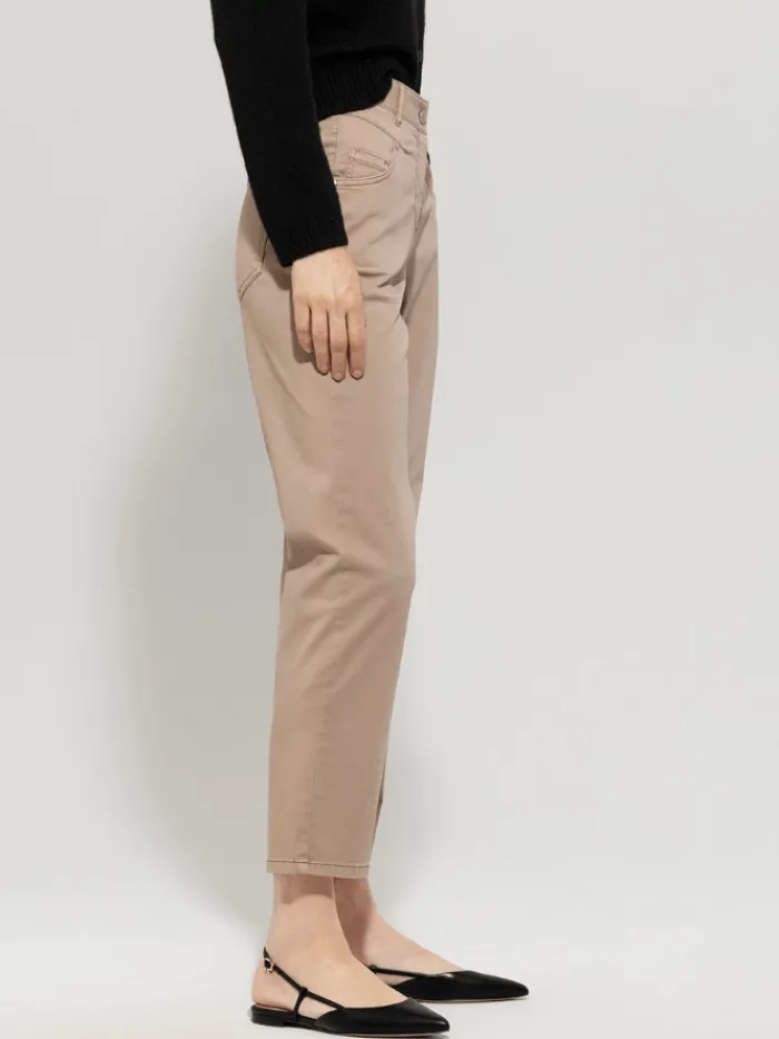 luisa_cerano_womens_high__2-1.webp Luisa Cerano Denim | Trousers^Women's High Stretch Tapered Denim Trousers 618734 1883 C