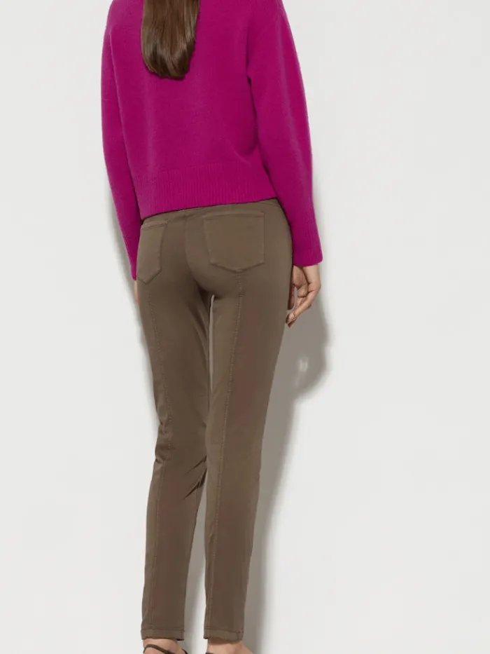 luisa_cerano_womens_high__3-2.webp Luisa Cerano Denim | Luxury Gifts^Women's High Stretch Denim Jeans In Tobacco 607600 1883 C