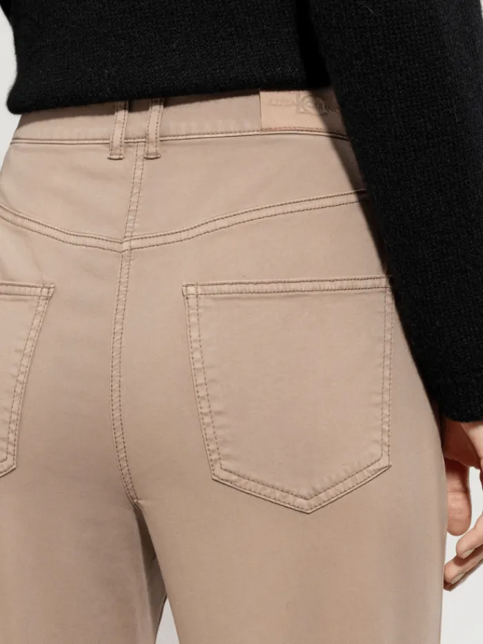 luisa_cerano_womens_high__4-1.webp Luisa Cerano Denim | Trousers^Women's High Stretch Tapered Denim Trousers 618734 1883 C