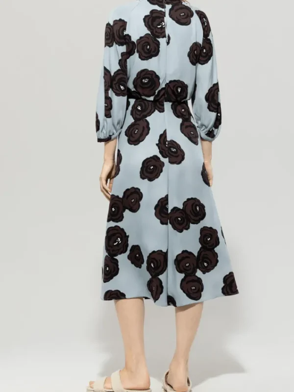 Luisa Cerano Dresses | Luxury Gifts^Women's Maxi Dress With Flower Print 718561 3728 Col 2197