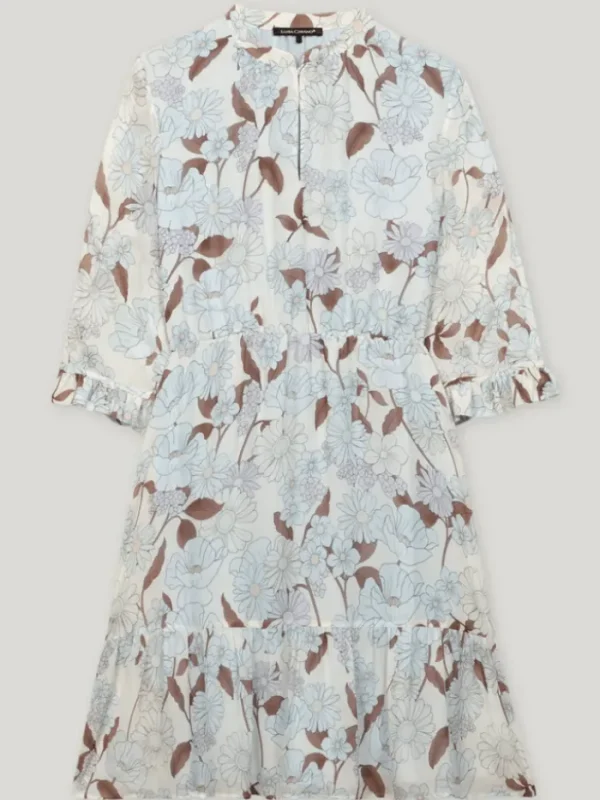 Luisa Cerano Dresses | Luxury Gifts^Women's Midi Dress With Flower Print 718560 3740 Col 1039