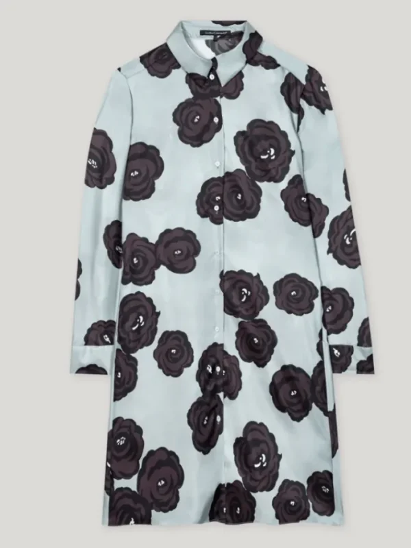 Luisa Cerano Dresses | Luxury Gifts^Women's Silk Shirt Dress With Flower Print 718565 3746 Co