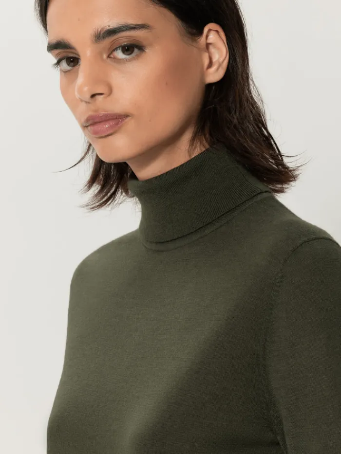 luisa_cerano_wool_blend_t_4-1.webp Luisa Cerano Knitwear | Gifts Under £250^Wool Blend Turtleneck Jumper In Bamboo 188340 5903 Col 03