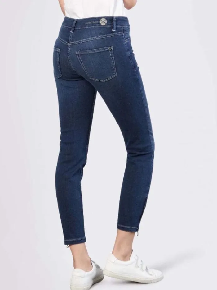 mac_dream_chic_summer_jea_3.webp Mac Jeans Denim | Gifts Under £250^Mac Dream Chic Summer Jeans 5471 0355L D853 Dark Used Blue