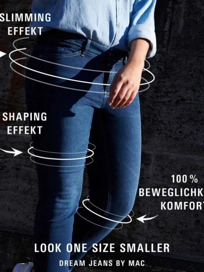 mac_dream_chic_summer_jea_6.webp Mac Jeans Denim | Gifts Under £250^Mac Dream Chic Summer Jeans 5471 0355L D853 Dark Used Blue