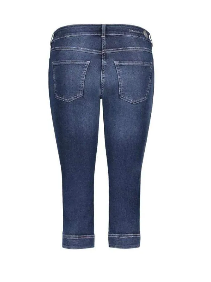 mac_dream_m_capri_cropped_1.webp Mac Jeans Denim | Gifts Under £250^Mac Dream M Capri Cropped Jeans 5469 0355 D853 Dark Used Denim