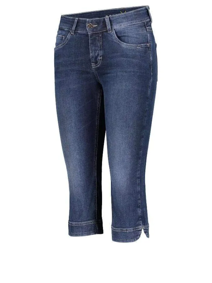 mac_dream_m_capri_cropped_3.webp Mac Jeans Denim | Gifts Under £250^Mac Dream M Capri Cropped Jeans 5469 0355 D853 Dark Used Denim