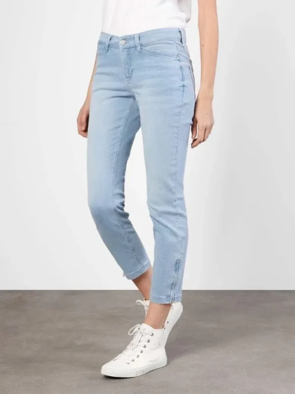 Mac Jeans Denim^Mac Dream M Chic Summer Blue Wash Cropped Jeans 5471 0355L D427