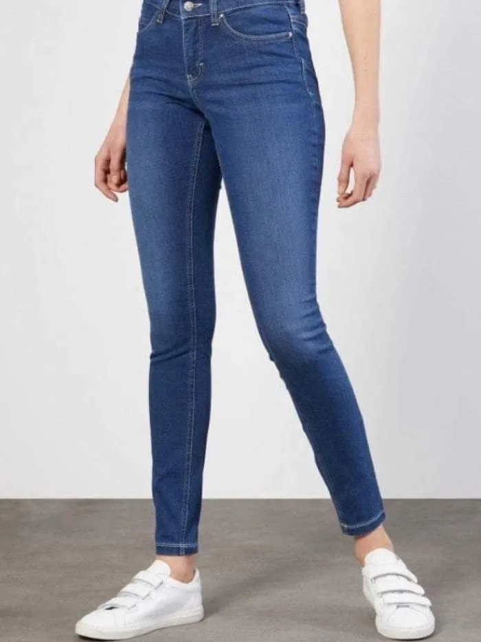 mac_dream_m_skinny__l_jea_0.webp Mac Jeans Denim | Gifts Under £250^Mac Dream M Skinny 5402 0355L Jeans Mid Blue Authentic Wash D569