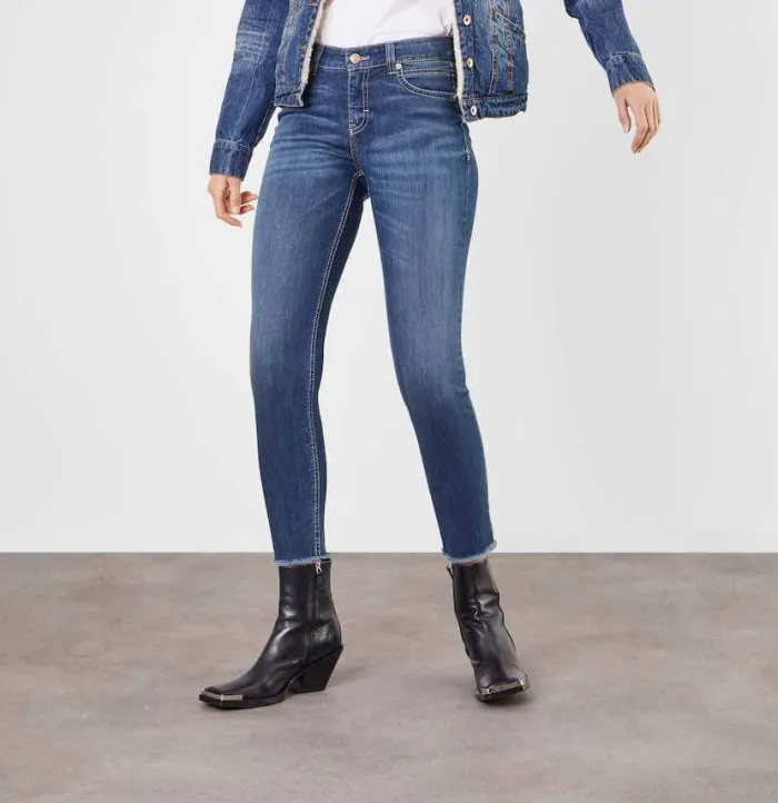 mac_dream_m_slim_straight_4.webp Mac Jeans Denim^Mac Dream M Slim Straight Fit 5943 0380L Jeans D823 Vintage Wash